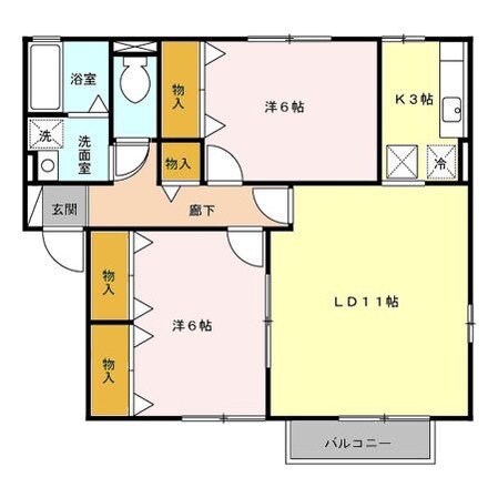 リーベンハウスの物件間取画像